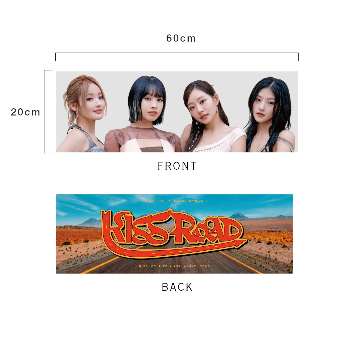 “KISS OF LIFE 1ST WORLD TOUR [KISS ROAD] IN JAPAN” スローガン